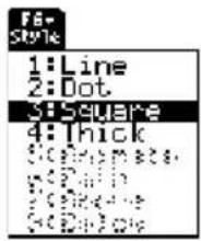 TEXAS INSTRUMENTS Voyage 200 - Rijen plottenRijen plotten - 13
