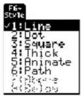 TEXAS INSTRUMENTS Voyage 200 - Parametervoorstellingen plottenParametervoorstellingen plotten - 13
