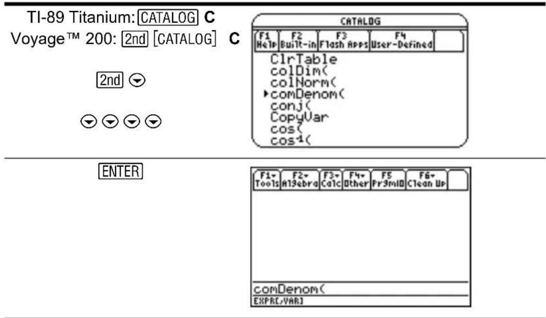 TEXAS INSTRUMENTS Voyage 200 - Druk op Resultaat - 1
