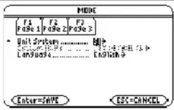 TEXAS INSTRUMENTS Voyage 200 - Stappen en toetsaanslagen Venster - 1