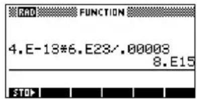 HP F2225AA 40gs - Notation scientifique (puissances de 10) - 3