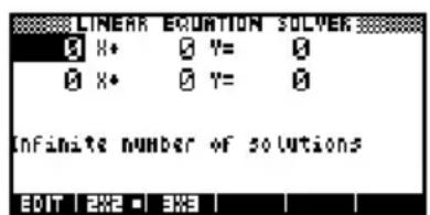 HP F2225AA 40gs - Ouverture de l'aplet Linear Equation - 1