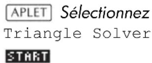 HP F2225AA 40gs - Ouverture de l'aplet Triangle solver - 1