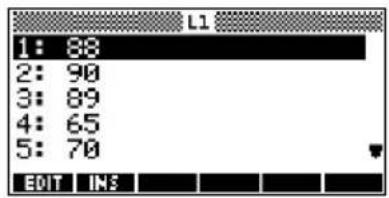 HP F2225AA 40gs - Modification d'une liste - 2