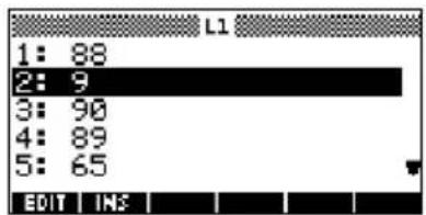 HP F2225AA 40gs - Modification d'une liste - 9