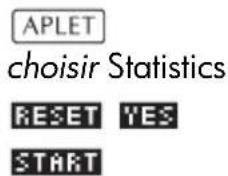 HP F2225AA 40gs - Ouvrir l'aplet Statistics - 1