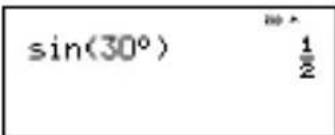 TEXAS INSTRUMENTS TI-30XB Multiview - Angle menu - 3