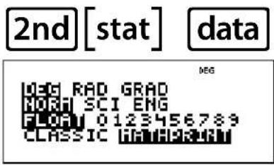 TEXAS INSTRUMENTS TI-30XS Multiview - Entering 2-Var stat data - 5