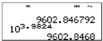 TEXAS INSTRUMENTS TI-30XS Multiview - Common antilogarithm, natural antilogarithm - 3