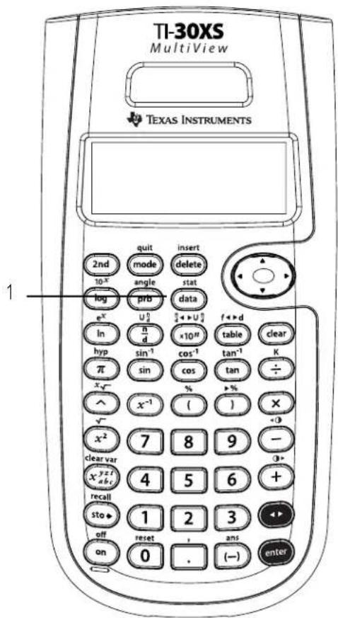 TEXAS INSTRUMENTS TI-30XS Multiview - Keys - 1