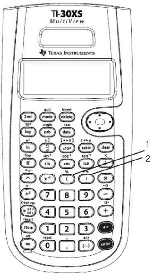 TEXAS INSTRUMENTS TI-30XS Multiview - Notes - 1