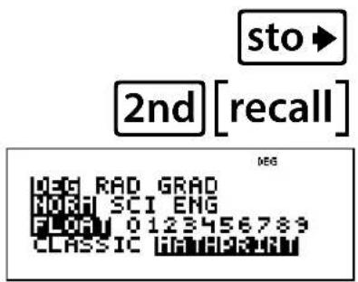 TEXAS INSTRUMENTS TI-30XS Multiview - Store, recall (Continued) - 3