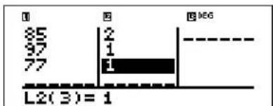 TEXAS INSTRUMENTS TI-30XS Multiview - Removing data points - 6