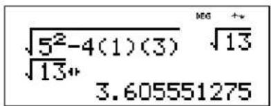 TEXAS INSTRUMENTS TI-30XS Multiview - Order of operations (Continued) - 13