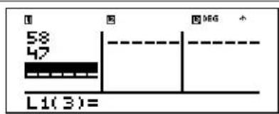 TEXAS INSTRUMENTS TI-30XS Multiview - Entering 2-Var stat data - 3