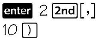 TEXAS INSTRUMENTS TI-30XS Multiview - Random integer (randint) - 3