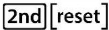 TEXAS INSTRUMENTS TI-30XS Multiview - Reset - 1