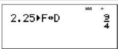 TEXAS INSTRUMENTS TI-30XS Multiview - Converting fractions and decimals - 3