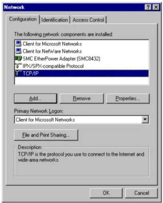 SITECOM WL-331 - 2-2-1 Windows 95/98/Me IP address setup - 1