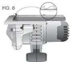 DEWALT DCS373 - Depth Adjustment (Fig. 7, 8) - 2