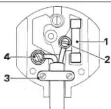 DEWALT DW383 - Mains plug replacement (U.K. & Ireland only) - 1