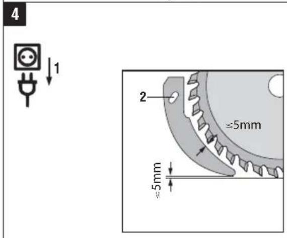 4 ↓1 2 ≤5mm ≤5mm