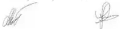Handwritten signature or scribble on white background, appears to be a signature or name.