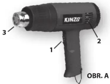 KINZO Ecoline - POPIS (OBR. A) - 1
