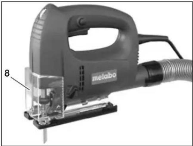METABO STE 75 Quick - Удаление опилок - 1