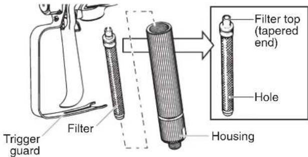 WAGNER Paint Crew - UNCLOGGING THE SPRAY GUN FILTER - 1