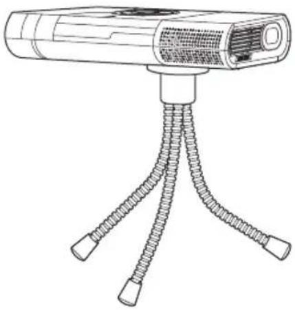 3M MP160 - Attaching the Tripod - 1