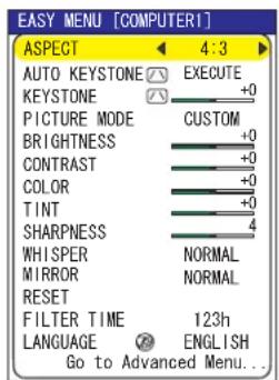 3M X20 - In the EASY MENU - 1