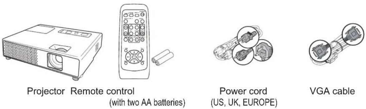3M X20 - Contents of package - 1