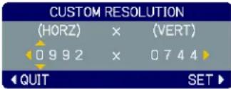 3M X64 - INPUT Menu (continued) - 3