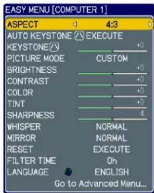 3M X64 - In the EASY MENU - 1
