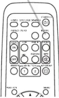 3M X64 - Press BLANK button on the remote control. - 1