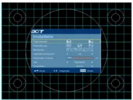 ACER D111 - De gewenste beeldgrootte verkrijgen door de afstand en zoomfactor aan te passen - 3