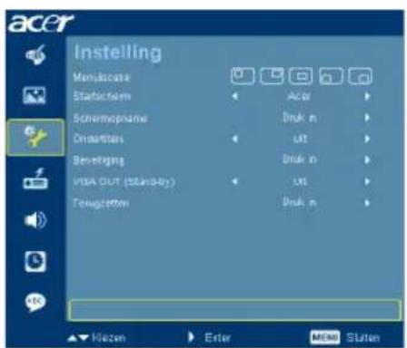 ACER P1101 - Instelling - 3