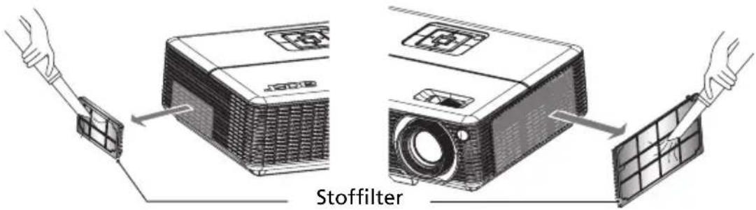 ACER P1101 - Stoffilters vervangen - 3