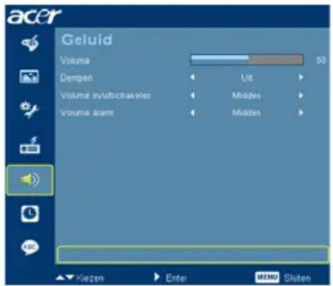 ACER P5206 - Geluid - 1