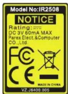 ACER P5290 - Remote Control Layout - 6