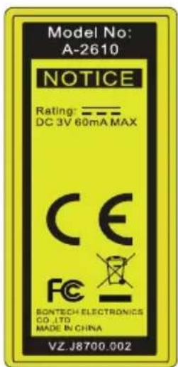 ACER P5290 - Remote Control Layout - 4