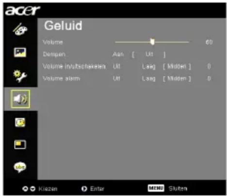 ACER P7290 - Audio-instelling - 1
