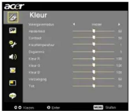 ACER P7290 - Kleurinstelling - 1