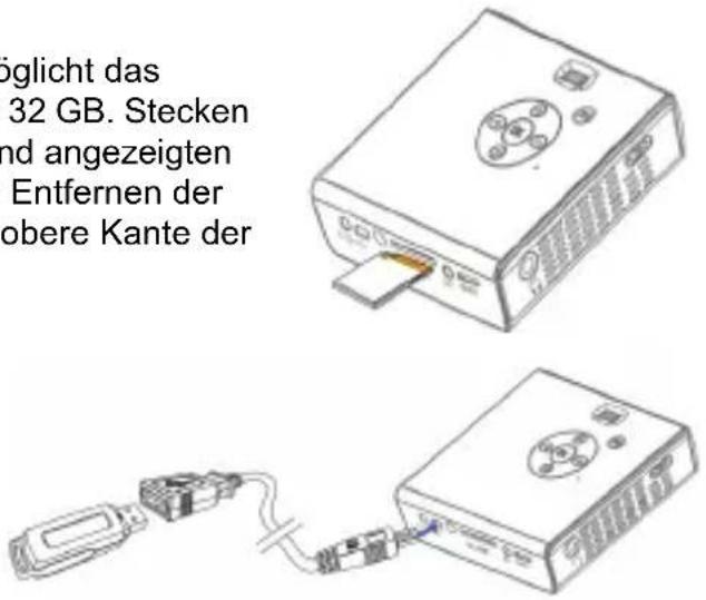 AIPTEK PocketCinema V100 - Kopfhörer verwenden - 1