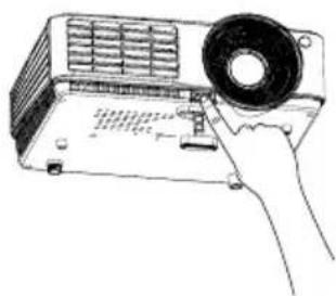 BENQ MW712 - Adjusting the projection angle - 1