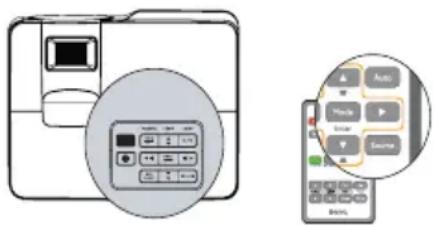 BENQ MW712 - Switching input signal - 1