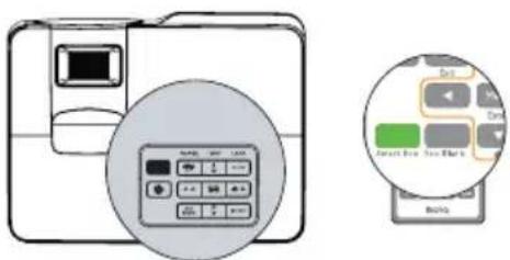 BENQ MW712 - Hiding the image - 1