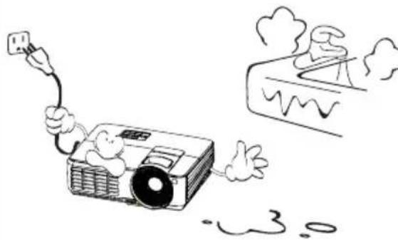 BENQ MW712 - Safety Instructions (Continued) - 3