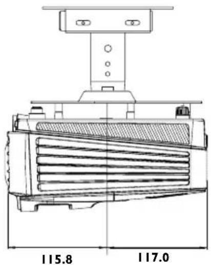 BENQ MW712 - Ceiling mount installation - 2